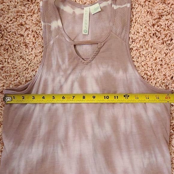 Purple and white tie dyed tank top. - Picture 11 of 12